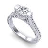 Image 1 : 2 CTW VS/SI Diamond Micro Pave Ring 18K White Gold - REF-290H9A - 36947