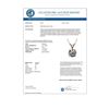 Image 3 : 1.04 CTW Certified H-SI/I Quality Diamond Solitaire Necklace 10K Rose Gold - REF-147F2N - 36751