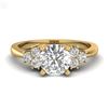 Image 2 : 1 CTW VS/SI Diamond Solitaire Ring 18K Yellow Gold - REF-227X3T - 36937