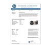 Image 3 : 3.0 CTW Black Diamond Stud Designer Earrings 18K Rose Gold - REF-96N5Y - 32318