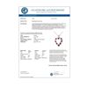Image 2 : 1.01 CTW Ruby & Diamond Pendant 10K White Gold - REF-23W3F - 12612