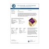 Image 3 : 8.03 CTW Amethyst & Diamond Ring 10K Yellow Gold - REF-42Y9K - 10916