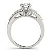 Image 2 : 1.15 CTW Certified VS/SI Diamond Solitaire Ring 18K White Gold - REF-208M2H - 27606