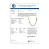 Image 3 : 45.0 CTW Peridot & Diamond Necklace 14K White Gold - REF-424A4X - 10314