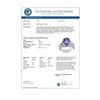 Image 3 : 4.70 CTW Tanzanite & Diamond Ring 18K White Gold - REF-172X2T - 14271