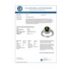 Image 2 : 3.40 CTW Green Tourmaline & Diamond Ring 14K White Gold - REF-89X3T - 11138