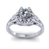 Image 4 : 1 CTW Solitaire Certified VS/SI Diamond Ring 14K White Gold - REF-287H3A - 38529