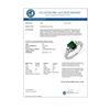 Image 2 : 1.36 CTW Emerald & Diamond Ring 10K White Gold - REF-21H5A - 10854