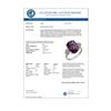 Image 2 : 5.10 CTW Amethyst & Diamond Ring 10K White Gold - REF-35H6A - 10820