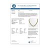 Image 3 : 31.92 CTW Princess Cut Diamond Designer Necklace 18K Yellow Gold - REF-5920A2X - 42850