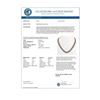 Image 3 : 42.56 CTW Oval Diamond Designer Necklace 18K Rose Gold - REF-7835N8Y - 42813