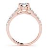 Image 4 : 1.97 CTW Certified VS/SI Diamond 2Pc Set Solitaire Wedding 14K Rose Gold - REF-519H3A - 32091