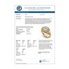 Image 3 : 2.11 CTW VS/SI Diamond Solitaire Art Deco 3 Stone Ring 18K Yellow Gold - REF-490M9H - 37330