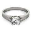 Image 1 : 1 CTW Certified VS/SI Diamond Solitaire Ring 18K White Gold - REF-300N6Y - 27792