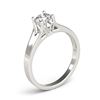 Image 4 : 1 CTW Certified VS/SI Diamond Solitaire Ring 18K White Gold - REF-300N6Y - 27792