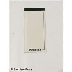 Inglourious Basterds Maurice's Restaurant Receipt Paper Movie Props