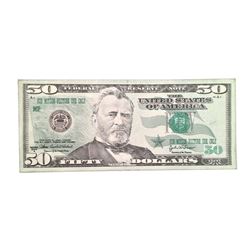 Now You See Me $50 Motion Picture Money Bill Movie Props
