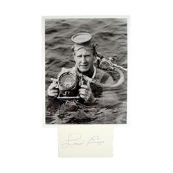 Lloyd Bridges Signed Index Card