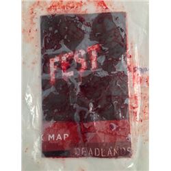 Hell Fest (2018) Screen Used Bloody Dead Lands Map Movie Props