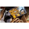 Image 2 : BOX OF NEW PHOTO ALBUMS TOOL BELTS ETC