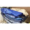 Image 2 : LOT OF TARPS AND DROPCLOTH