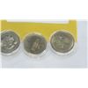 Image 2 : THREE CANADIAN DOLLAR COINS COMMEMORATIVE PROVINCES
