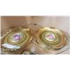 Image 1 : PAIR OF GILT FRAMED HANDPAINTED ON PORCELAIN LOVE STORY PICTURES