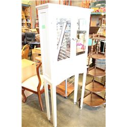 Over The Toilet White Mirrored Door Medicine Cabinet