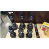 Image 1 : 6 BLACK CANDLESTICKS