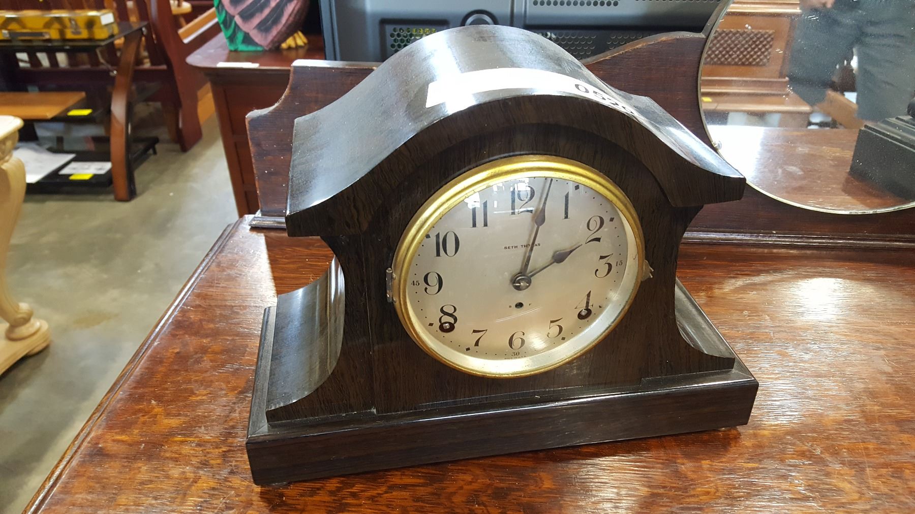 VINTAGE SETH THOMAS MANTLE CLOCK Big Valley Auction vintage-seth-thomas-mantle-clock-big-valley-auction