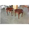 Image 1 : PAIR OF MAHOGANY FINISH ENDTABLES