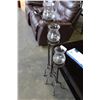 Image 2 : SET OF THREE TALL CANDLE STICKS