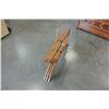 Image 8 : MID CENTURY MODERN TEAK AND BRASS SPIDERLEG COFFEE TABLE