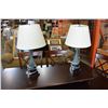 Image 1 : 2 DESIGNER TABLE LAMPS