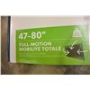 Image 2 : NEW OVERSTOCK INSIGNIA 47-80 INCH FULL MOTION TV WALL MOUNT, COMPLETE, UP TO 110 LBS