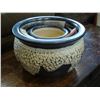 Image 2 : NEW 3 PIECE GREY PLANTER SET