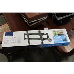 NEW OVERSTOCK INSIGNIA 33-46 INCH TILTING TV WALL MOUNT, COMPLETE, UP TO 80 LBS