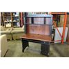 Image 1 : IKEA DESK W/ HUTCH