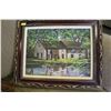 Image 2 : SMALL OAK FRAMED ANTIQUE PICTURE AND PAINTING
