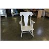 Image 1 : WHITE ROCKING CHAIR