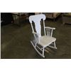Image 2 : WHITE ROCKING CHAIR