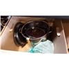 Image 2 : CULPHALON AND OTHER POTS AND BAKING ITEMS AND 2 STOCK POTS LAGOSTINA AND OTHERS