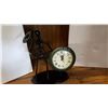Image 2 : TWO METAL FIGURAL CLOCKS