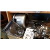 Image 2 : BOX OF KITCHEN ITEMS, BLENDER, AND KERURIG COFFEE MAKER