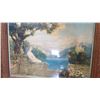 Image 2 : MID CENTURY DEER PAINTING AND ANTIQUE FRAMED PRINT
