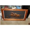 Image 1 : EMBOSSED BRASS HORSE PICTURE