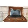 Image 2 : ANTIQUE ENGLISH MAHOGANY LAP DESK ORIGINAL CONDITION