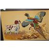 Image 2 : OAK FRAMED PAINTING ON VELVET
