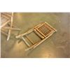 Image 2 : 2 TEAK FOLDING DECK CHAIRS