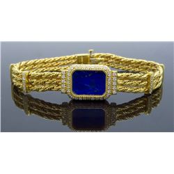 18KT Yellow Gold Baume & Mercier Diamond Bracelet